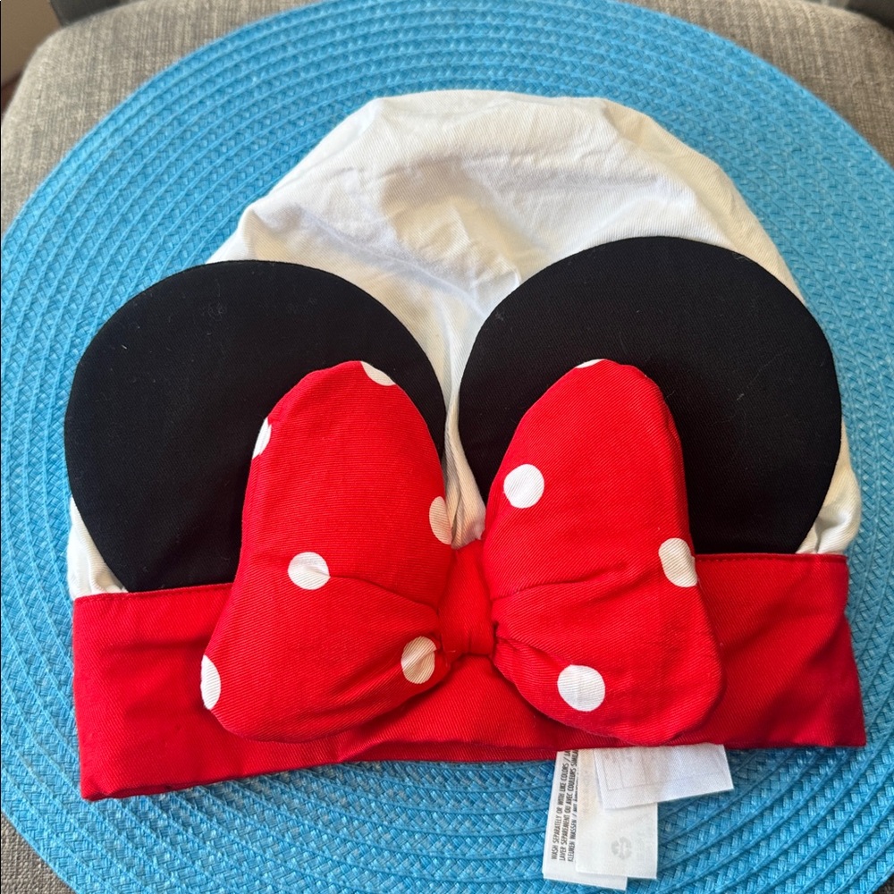 Disney Parks Minnie Mouse Chef Hat Ears Bow